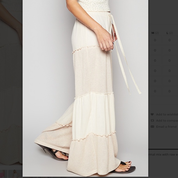 POL Cream Wide Leg Pants - Picture 2 of 10